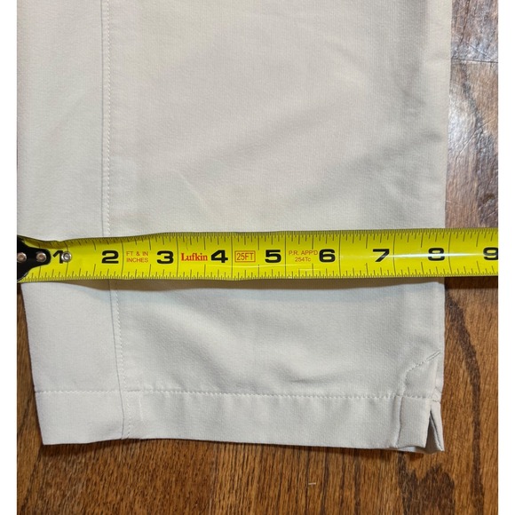 Nike Dri-FIT Golf Pants Mens 32x32 Light khaki Flat Front Performance Trouser - Picture 3 of 9